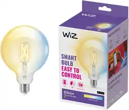 Coolblue WiZ Globe XL Filament - Warm tot Koelwit Licht - E27 - Transparant aanbieding