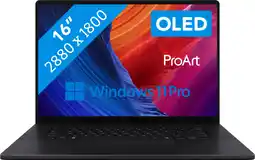 Coolblue ASUS ProArt P16 OLED Copilot+PC H7606WP-RJ075X QWERTY aanbieding