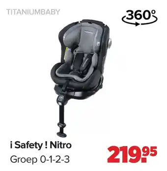 Baby-Dump i Safety! Nitro Groep 0-1-2-3 aanbieding