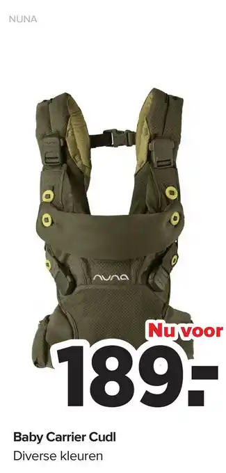 Baby-Dump Baby Carrier Cudl aanbieding