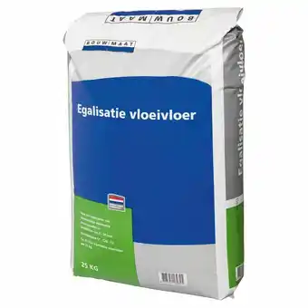 BOUWMAAT Bouwmaat Egalisatie vloeivloer 25 kg aanbieding