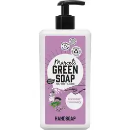 Etos Marcel's Green Soap Lavendel & Rozemarijn Handzeep 500 ML aanbieding