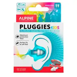 Etos Alpine Pluggies Kids Herbruikbare Oordoppen Voor Kinderen 1 paar aanbieding
