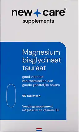 Etos New Care Magnesium Bisglycinaat Tauraat Tabletten 60 stuks aanbieding