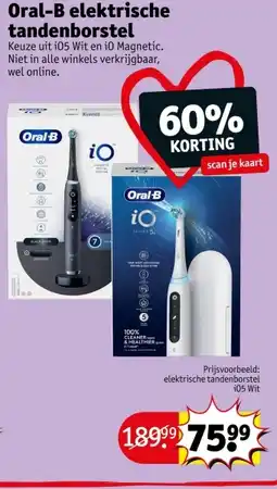 Kruidvat Oral-B elektrische tandenborstel aanbieding