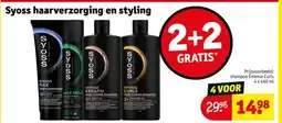 Kruidvat Syoss haarverzorging en styling aanbieding