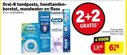 Kruidvat Oral-B tandpasta, handtanden- borstel, mondwater en floss aanbieding