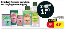Kruidvat Kruidvat Natures gezichts- verzorging en -reiniging aanbieding