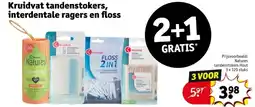 Kruidvat Kruidvat tandenstokers, interdentale ragers en floss aanbieding