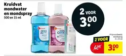 Kruidvat Kruidvat mondwater en mondspray aanbieding
