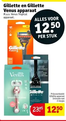 Kruidvat Gillette en Gillette Venus apparaat aanbieding