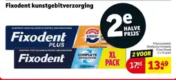 Kruidvat Fixodent kunstgebitverzorging aanbieding