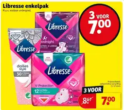 Kruidvat Libresse enkelpak aanbieding