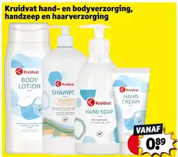 Kruidvat Kruidvat hand- en bodyverzorging, handzeep en haarverzorging aanbieding