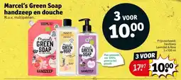 Kruidvat Marcel's Green Soap handzeep en douche aanbieding