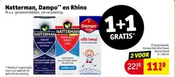 Kruidvat Natterman, Dampo en Rhino aanbieding