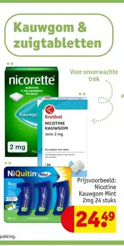 Kruidvat Kauwgom & zuigtabletten aanbieding