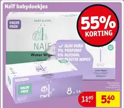 Kruidvat Naïf babydoekjes aanbieding