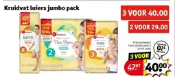 Kruidvat Kruidvat luiers jumbo pack aanbieding