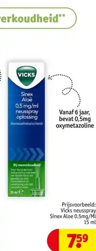 Kruidvat Vicks aanbieding