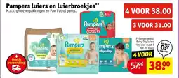 Kruidvat Pampers luiers en luierbroekjes aanbieding