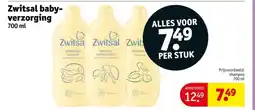 Kruidvat Zwitsal baby verzorging aanbieding
