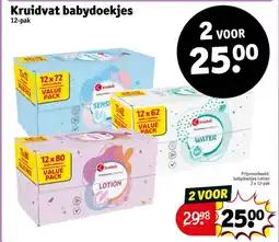 Kruidvat Kruidvat babydoekjes aanbieding