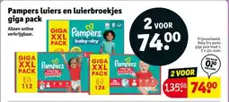 Kruidvat Pampers luiers en luierbroekjes giga pack aanbieding