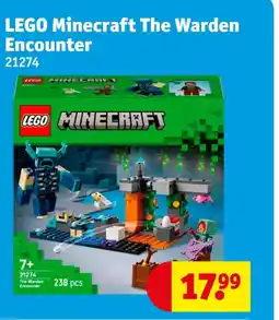 Kruidvat LEGO Minecraft The Warden Encounter aanbieding