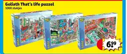 Kruidvat Goliath That's life puzzel aanbieding