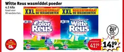 Kruidvat Witte Reus wasmiddel poeder aanbieding