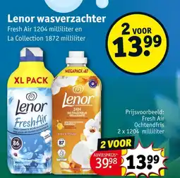 Kruidvat Lenor wasverzachter aanbieding