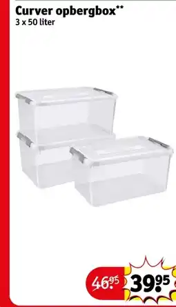 Kruidvat Curver opbergbox aanbieding