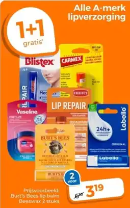 Trekpleister Alle A-merk lipverzorging aanbieding