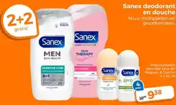 Trekpleister Sanex deodorant en douche aanbieding