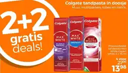 Trekpleister Colgate tandpasta in doosje aanbieding