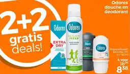 Trekpleister Odorex douche en deodorant aanbieding