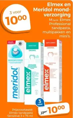 Trekpleister Elmex en Meridol mondverzorging aanbieding
