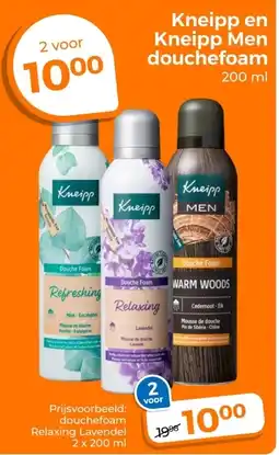 Trekpleister Kneipp en Kneipp Men douchefoam aanbieding