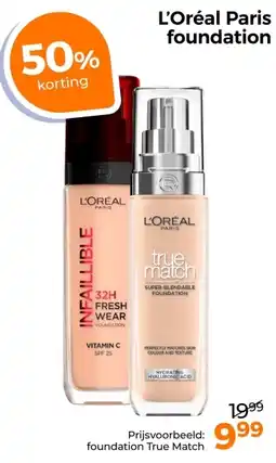 Trekpleister L'Oréal Paris foundation aanbieding