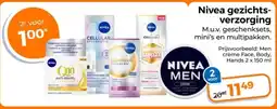Trekpleister Nivea gezichtsverzorging aanbieding