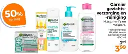 Trekpleister Garnier gezichts verzorging en reinigin aanbieding