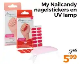 Trekpleister My Nailcandy nagelstickers en UV lamp aanbieding