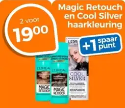Trekpleister Magic Retouch en Cool Silver haarkleuring aanbieding