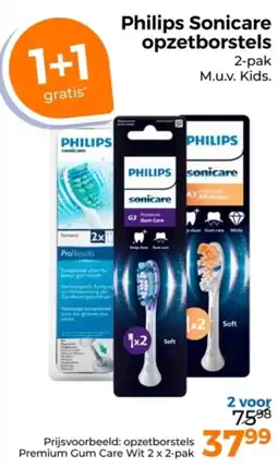 Trekpleister Philips Sonicare opzetborstels aanbieding