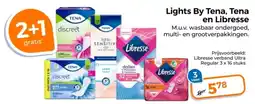 Trekpleister Lights By Tena, Tena en Libresse aanbieding