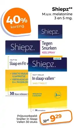 Trekpleister Shiepz aanbieding