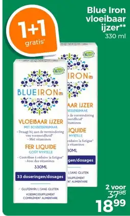 Trekpleister Blue Iron vloeibaar ijzer aanbieding