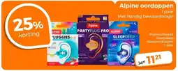 Trekpleister Alpine oordoppen aanbieding