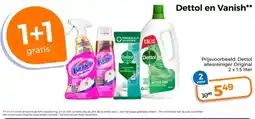 Trekpleister Dettol en Vanish aanbieding